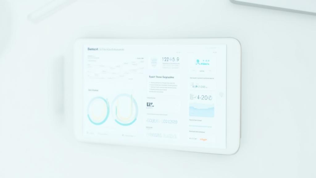 Interfaccia utente moderna di una dashboard BI personalizzata